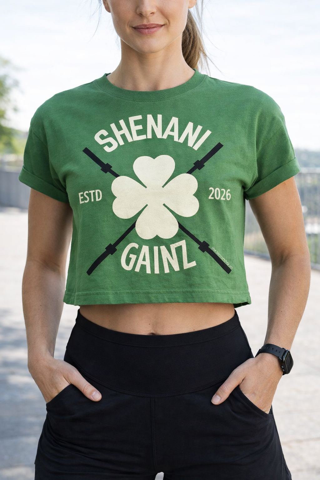 Shenani Gainz Tee / Crop