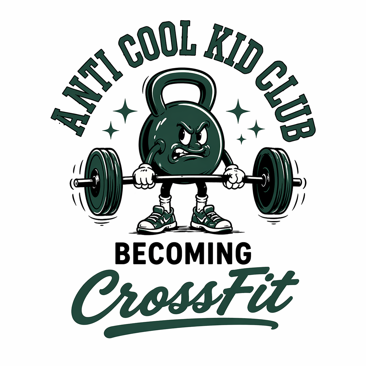 Anti Cool Kid Club Cropped Tee | Becoming CrossFit